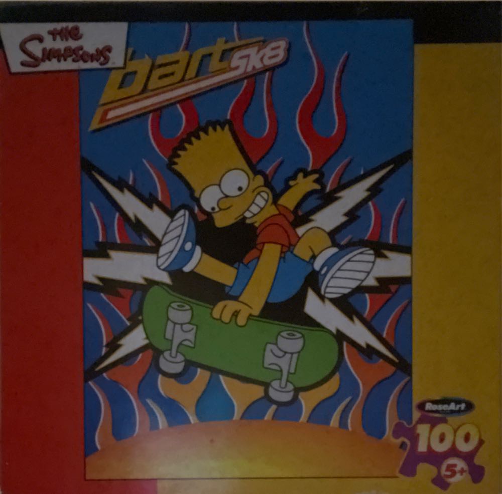 The Simpsons Bart Sk8 Puzzle  puzzle collectible [Barcode 072348865092] - Main Image 1