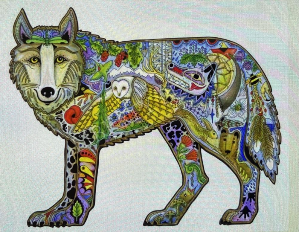 Wolf - Liberty Puzzle puzzle collectible - Main Image 2