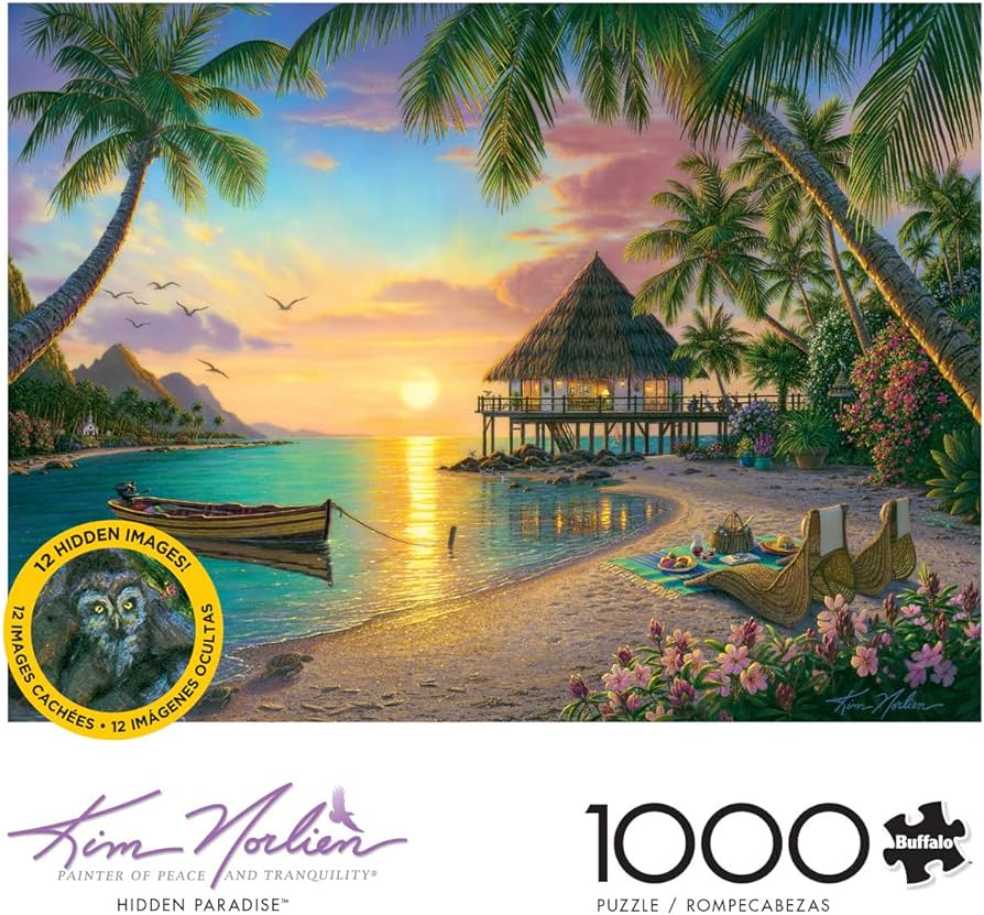 Hidden Paradise - Buffalo puzzle collectible [Barcode 079346116379] - Main Image 2