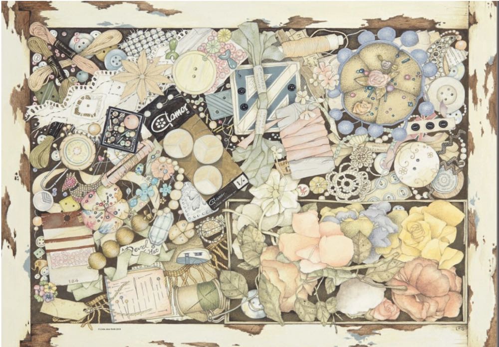 Sewing Old Stuff - Ravensburger puzzle collectible - Main Image 3