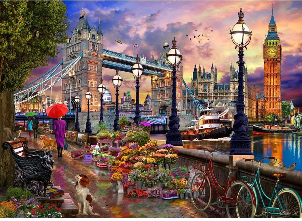 London Promenade - Vermont Christmas Company puzzle collectible [Barcode 819273023162] - Main Image 2