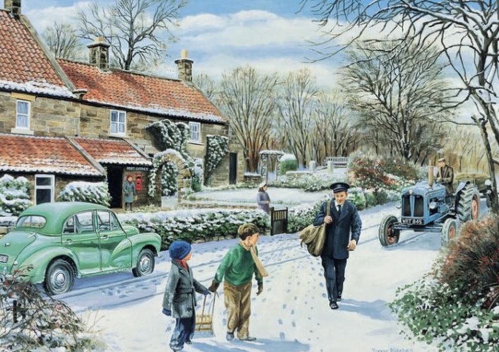 Winter Round - Falcon de luxe puzzle collectible [Barcode 8710126111000] - Main Image 2