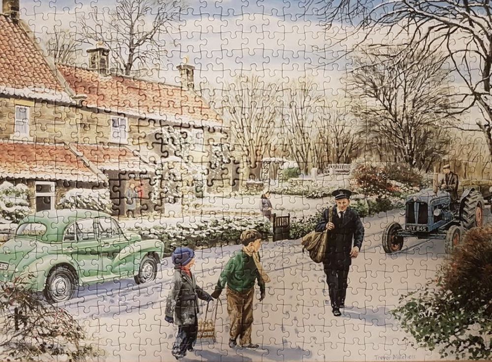 Winter Round - Falcon de luxe puzzle collectible [Barcode 8710126111000] - Main Image 3