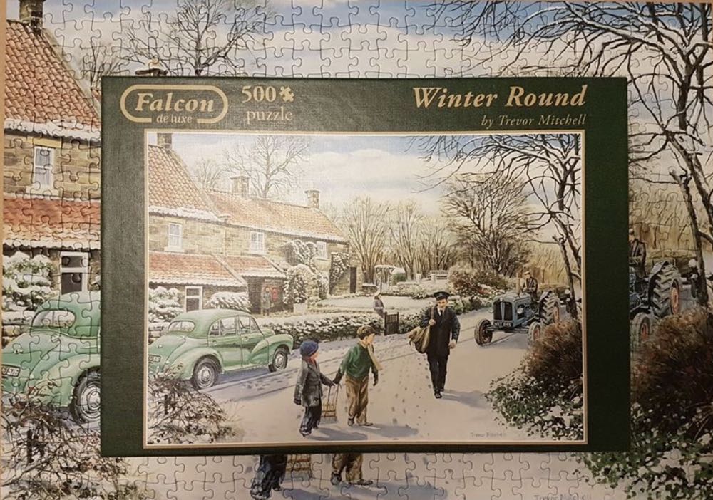 Winter Round - Falcon de luxe puzzle collectible [Barcode 8710126111000] - Main Image 4