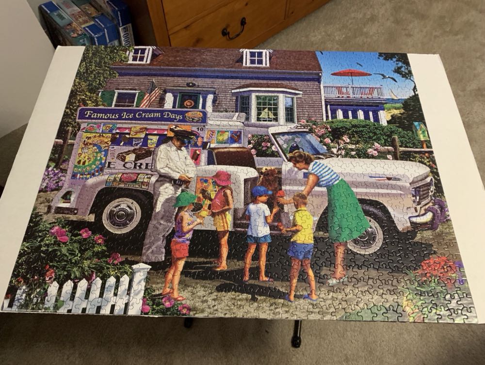 Ice Cream Truck - White Mountain puzzle collectible - Main Image 2