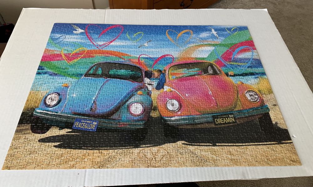VW Bettle Love - EuroGraphics puzzle collectible - Main Image 2