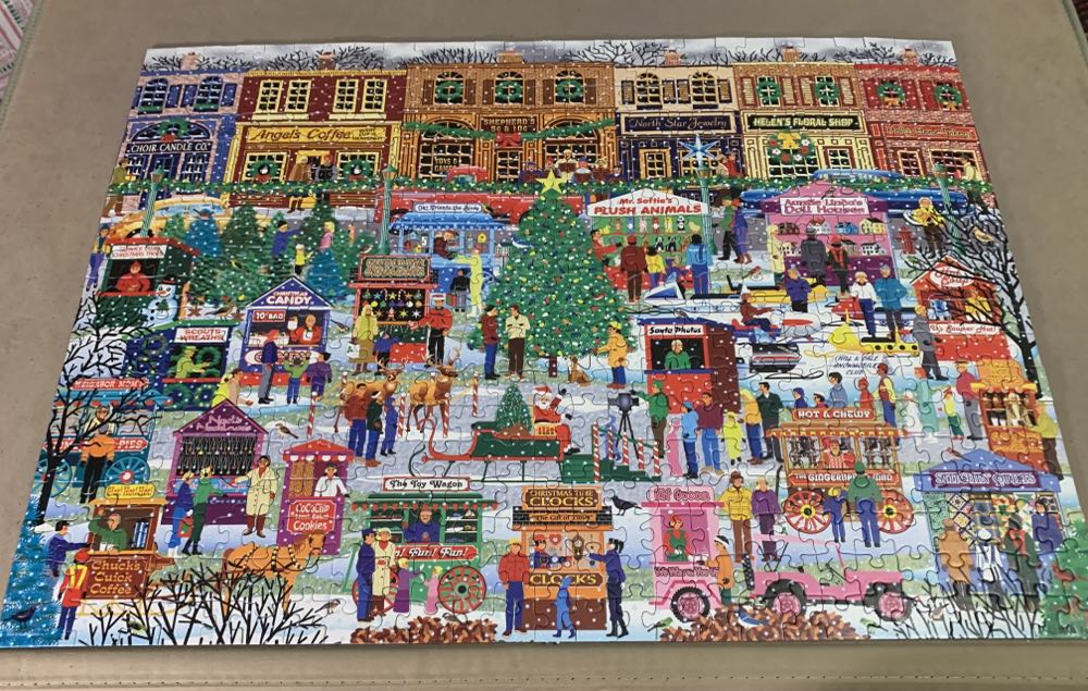 Downtown Hoilday Festival - EuroGraphics puzzle collectible - Main Image 2