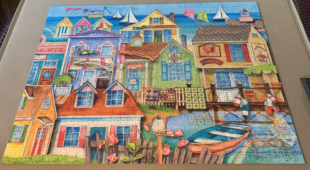 Down The Wharf keep - Ravensburger puzzle collectible - Main Image 2