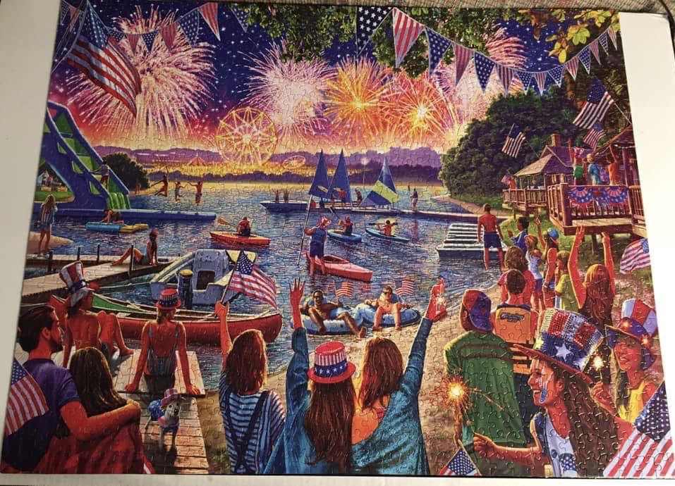 Fireworks - White Mountain puzzle collectible - Main Image 2