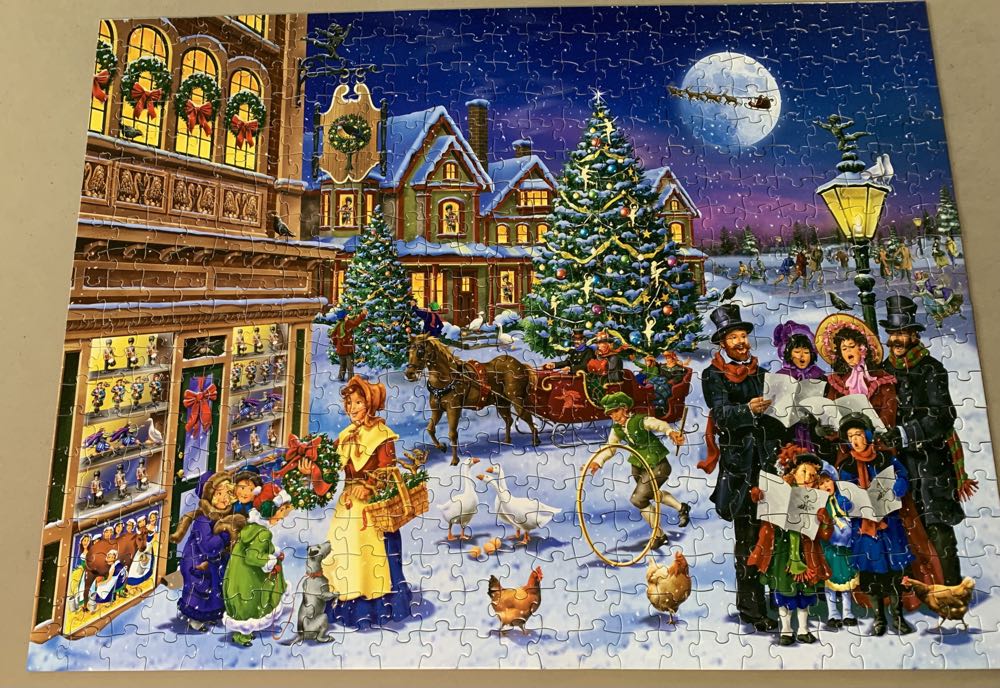 Christmas Town Square - Go Games puzzle collectible - Main Image 1