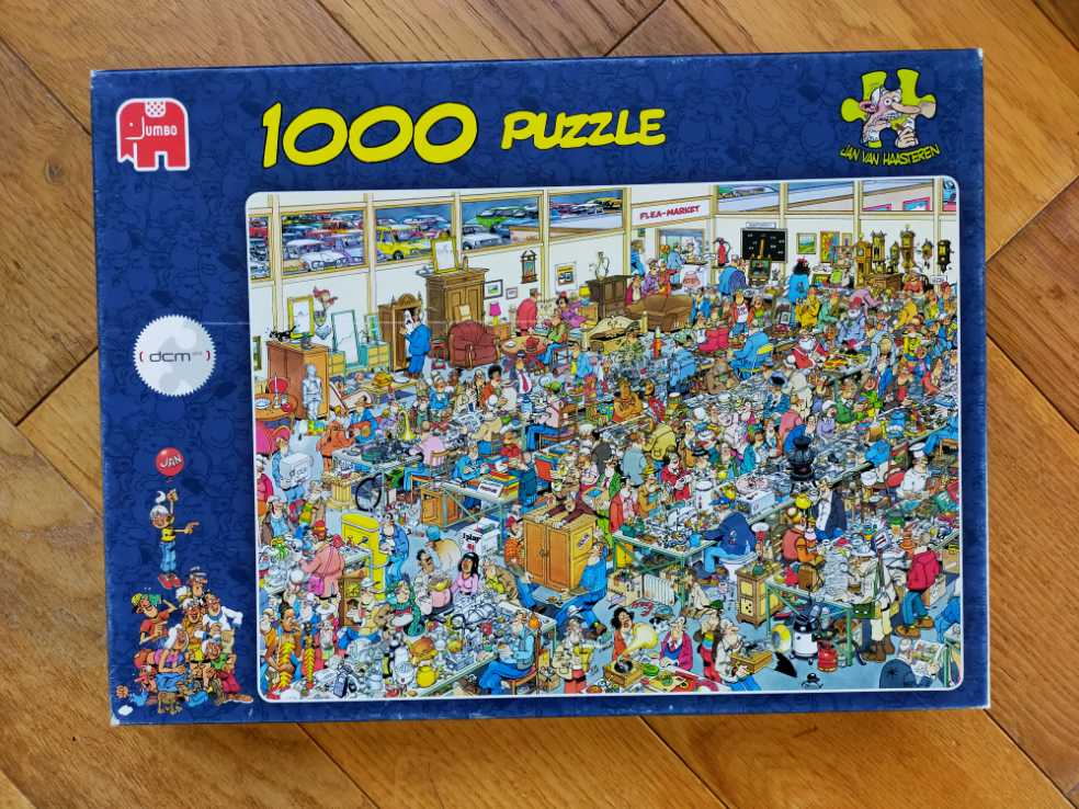 Jan van Haasteren. Antiek Beurs. /Op Zoek Naar De Schat. - Jumbo puzzle collectible - Main Image 3