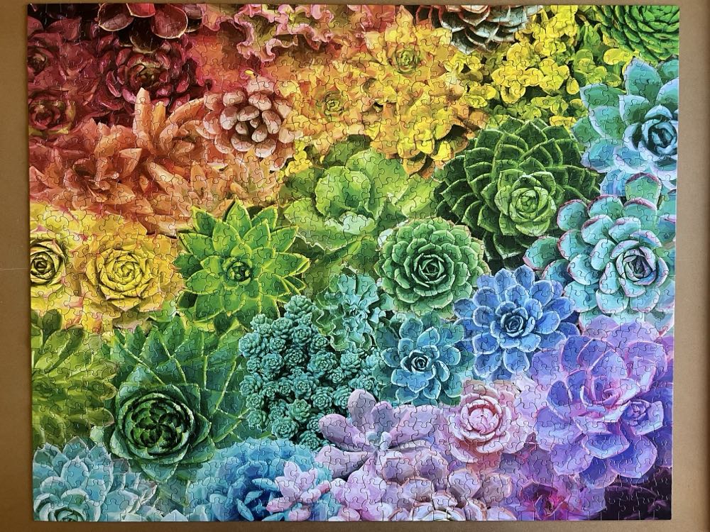 Succulent Rainbow - White Mountain puzzle collectible [Barcode 724819263639] - Main Image 2