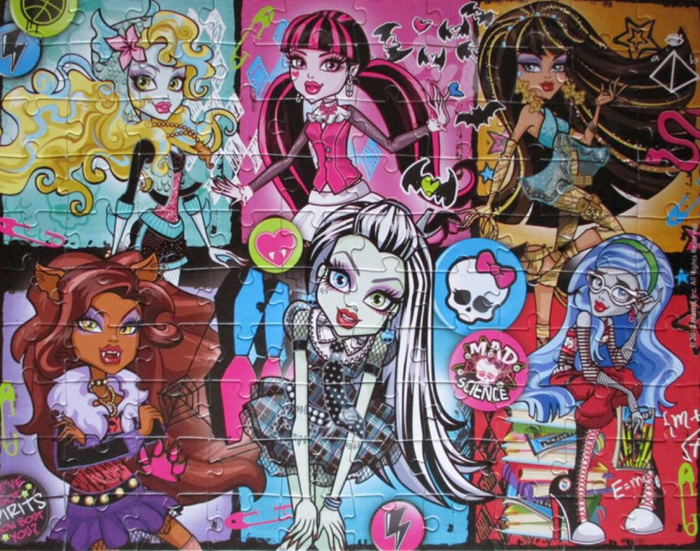 Monster High Mad Science 🟦 - Clementoni puzzle collectible [Barcode 8005125072163] - Main Image 3