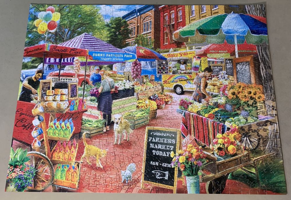 Town Square Booths ✅ - MasterPieces puzzle collectible [Barcode 705988322532] - Main Image 2