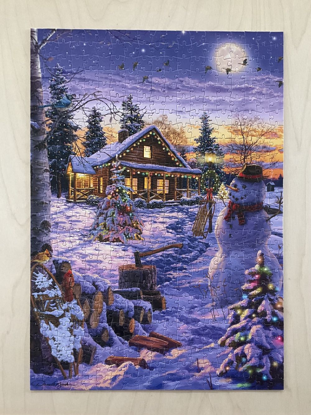 Holiday Bliss - Buffalo Games puzzle collectible [Barcode 079346031436] - Main Image 2