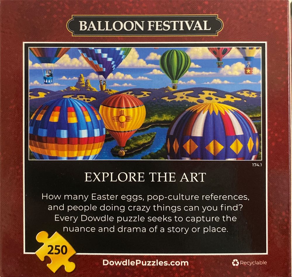 Balloon Festival - Dowdle Mini puzzle collectible - Main Image 2