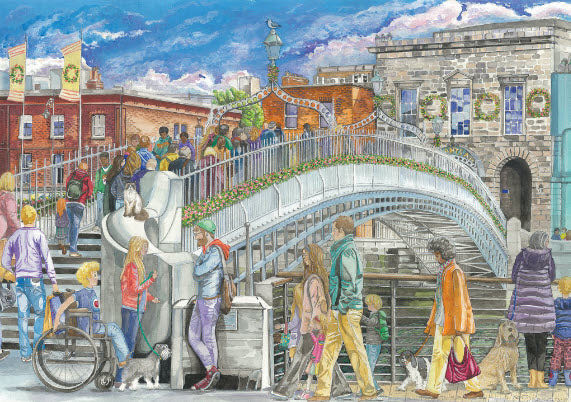 Ha Penny Bridge - Gibsons puzzle collectible [Barcode 5012269063509] - Main Image 2