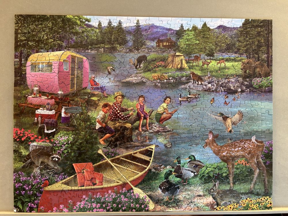 Angling for Fun - Bits & Pieces puzzle collectible [Barcode 192949066428] - Main Image 2