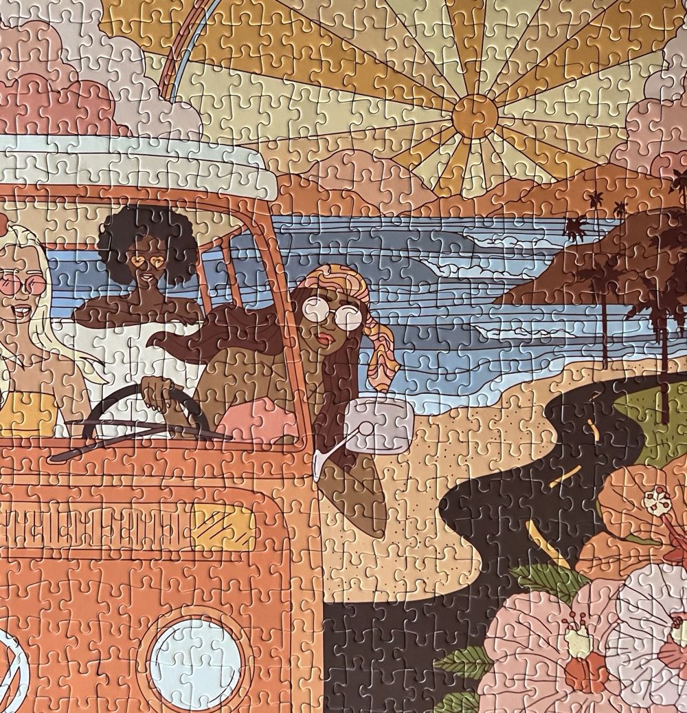 Sunset Groove- GONE - Surf Shack Puzzles puzzle collectible [Barcode 712179814158] - Main Image 2