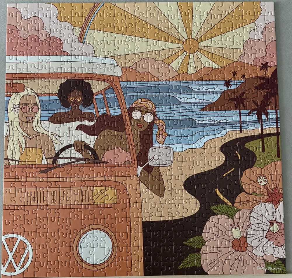 Sunset Groove- GONE - Surf Shack Puzzles puzzle collectible [Barcode 712179814158] - Main Image 3