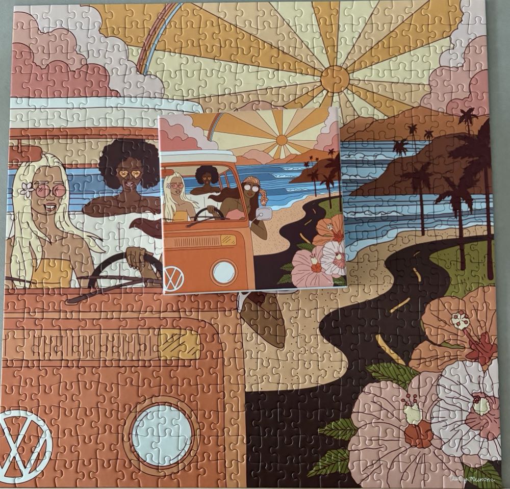 Sunset Groove- GONE - Surf Shack Puzzles puzzle collectible [Barcode 712179814158] - Main Image 4