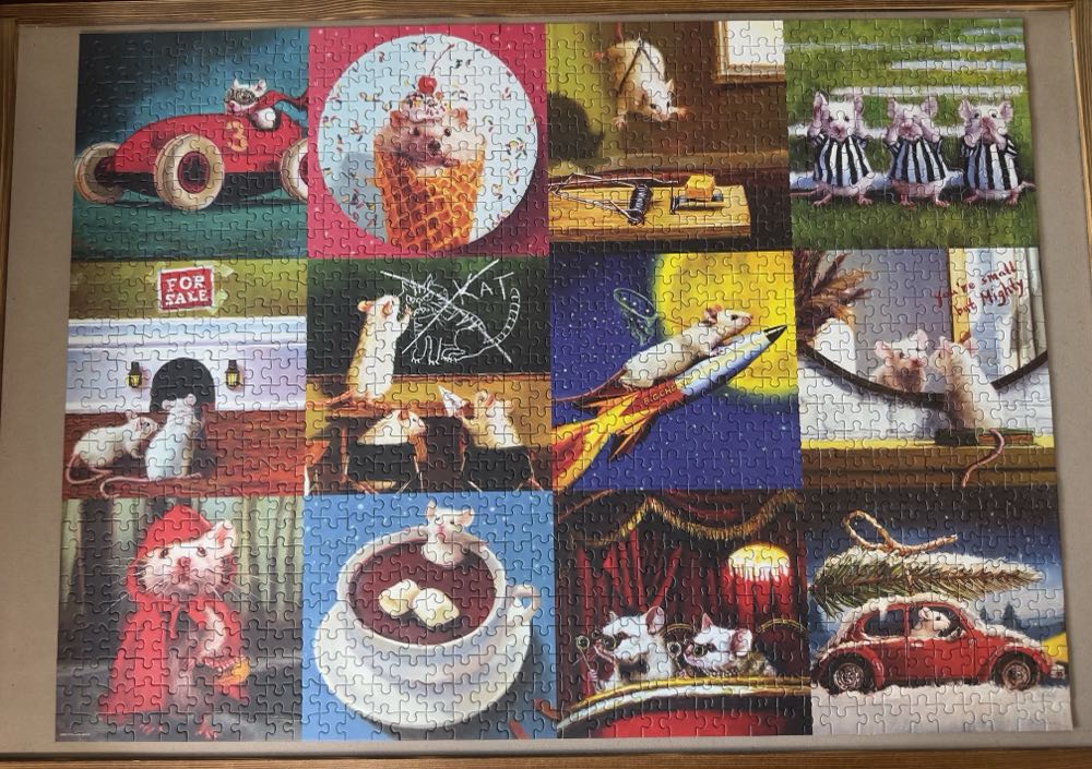 Funny Mice  - EuroGraphics puzzle collectible - Main Image 2
