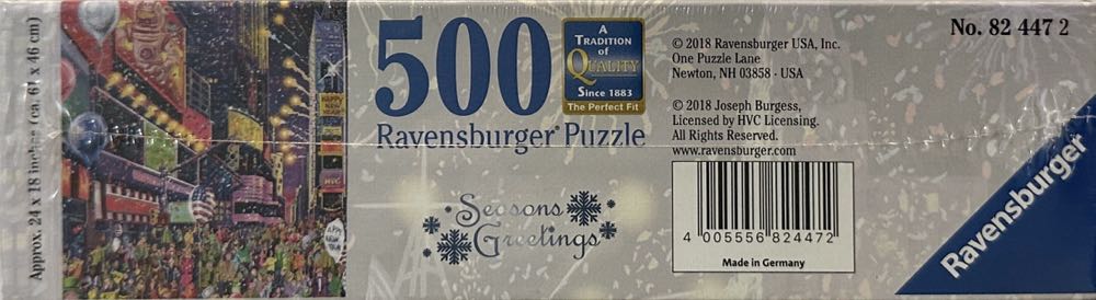 New Years In Times Square (SOLD) - Ravensburger puzzle collectible [Barcode 4005556824472] - Main Image 3