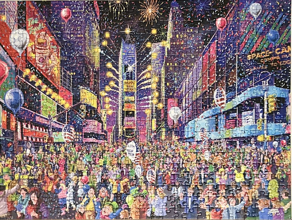 New Years In Times Square (SOLD) - Ravensburger puzzle collectible [Barcode 4005556824472] - Main Image 4