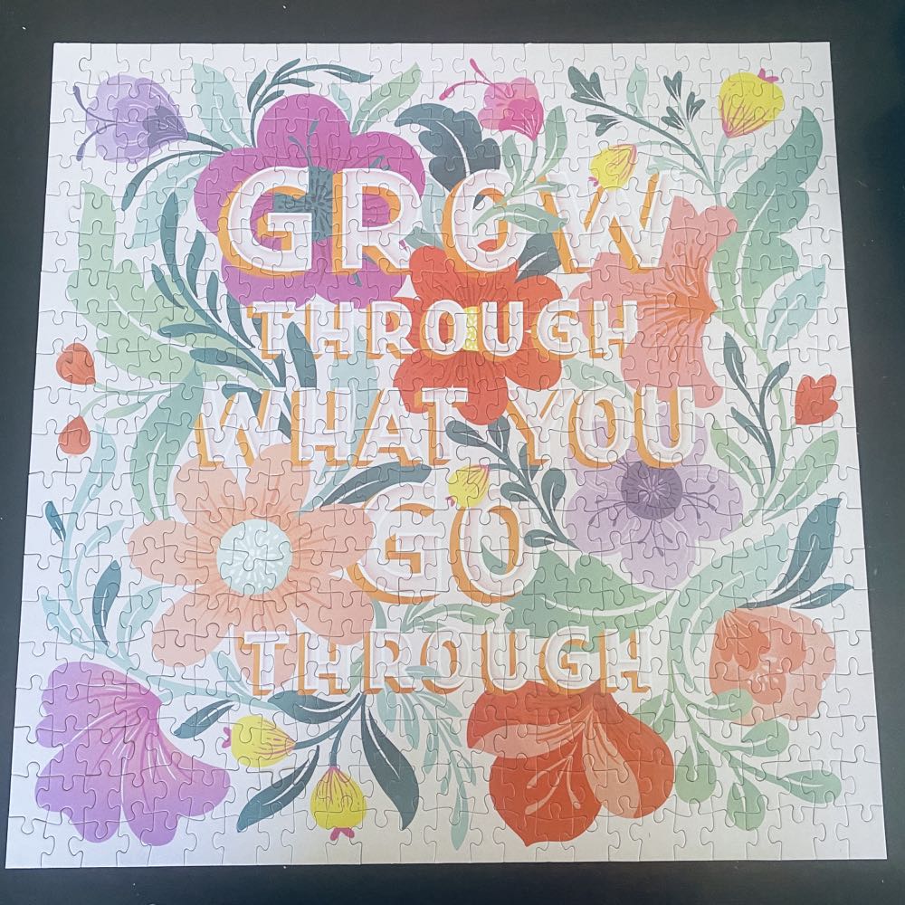 Grow Through What You Go Through - Galison puzzle collectible [Barcode 9780735372788] - Main Image 2