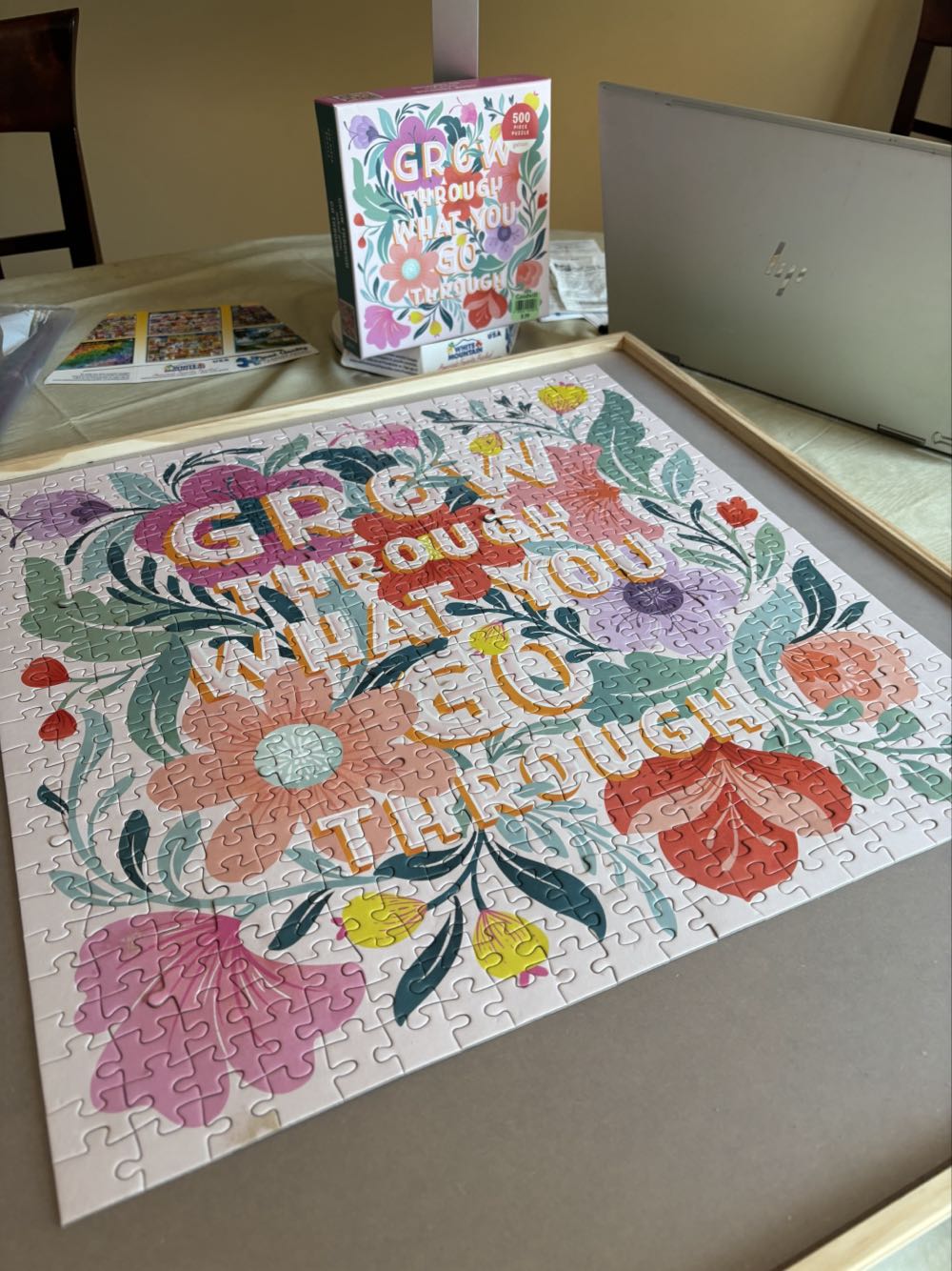 Grow Through What You Go Through - Galison puzzle collectible [Barcode 9780735372788] - Main Image 3