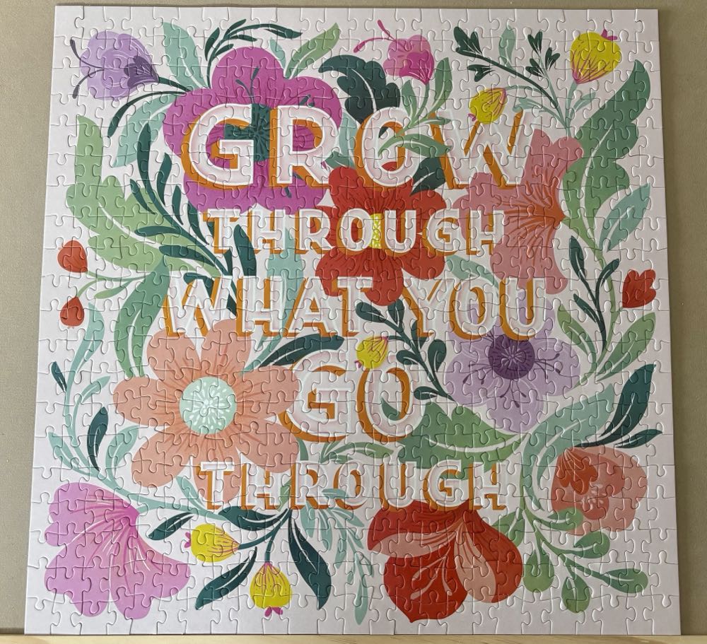 Grow Through What You Go Through - Galison puzzle collectible [Barcode 9780735372788] - Main Image 4