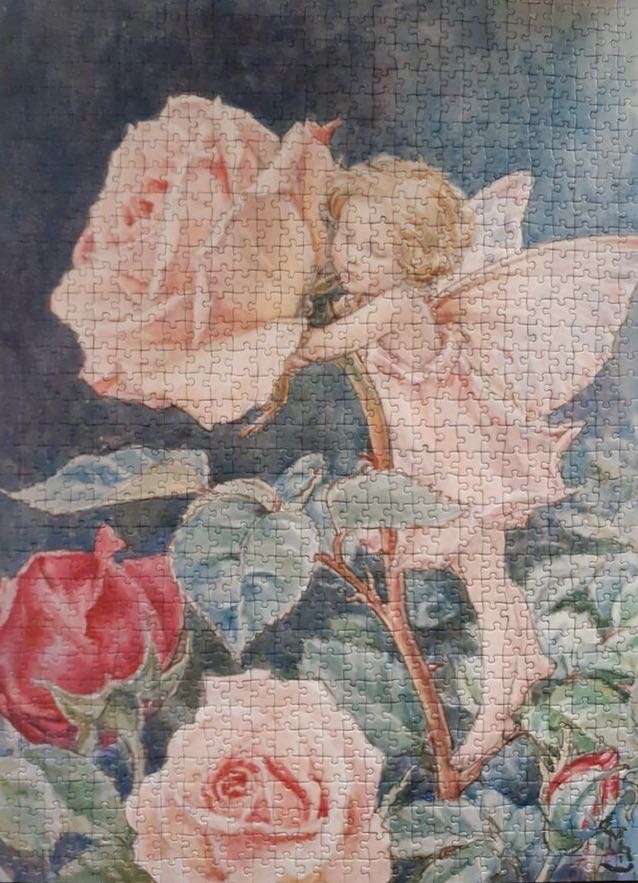 The Rose Fairy Flower Fairies - Ravensburger puzzle collectible [Barcode 4005556153268] - Main Image 4