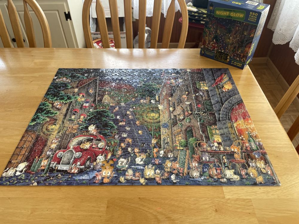 Downtown Kitty - Ceaco puzzle collectible [Barcode 021081023535] - Main Image 2