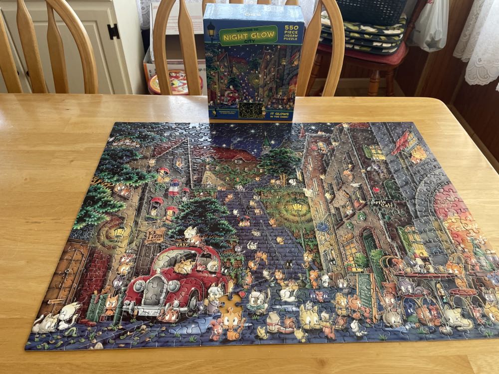 Downtown Kitty - Ceaco puzzle collectible [Barcode 021081023535] - Main Image 3