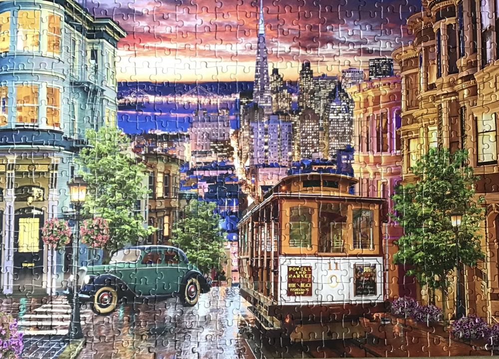 San Francisco Trolley - Castorland puzzle collectible [Barcode 5904438053391] - Main Image 2