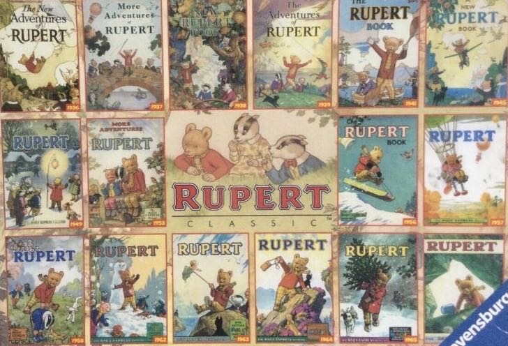 Rupert Anual Covers - Ravensburger puzzle collectible [Barcode 4005556156627] - Main Image 2