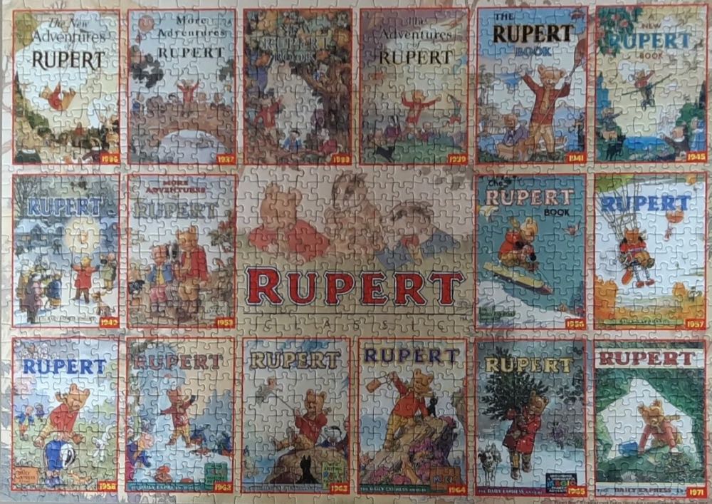 Rupert Anual Covers - Ravensburger puzzle collectible [Barcode 4005556156627] - Main Image 3