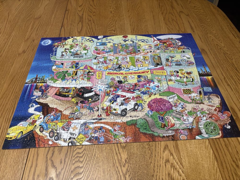 Wacky Hospital - Ceaco puzzle collectible [Barcode 192217300193] - Main Image 3