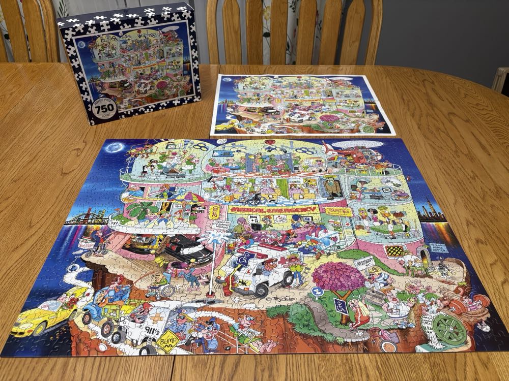 Wacky Hospital - Ceaco puzzle collectible [Barcode 192217300193] - Main Image 4