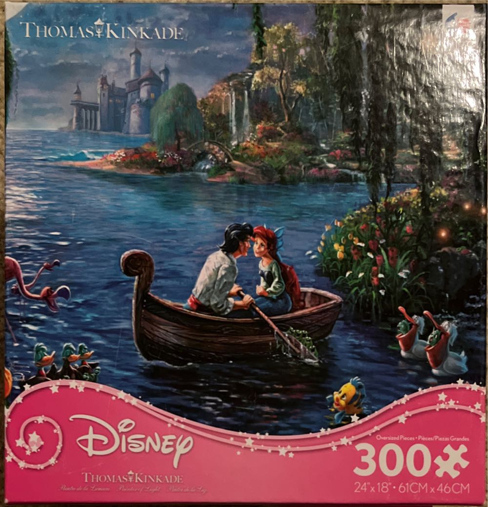 Thomas Kinkade Kiss The Girl - Ceaco puzzle collectible [Barcode 021081220675] - Main Image 2