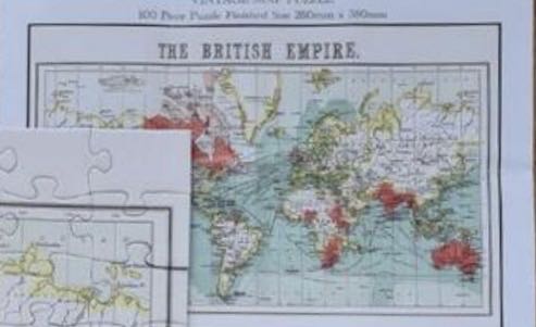 Vintage Map - Cube Puzzle 🟦 - The Really Tiny Puzzle Company puzzle collectible [Barcode 5051237060164] - Main Image 3