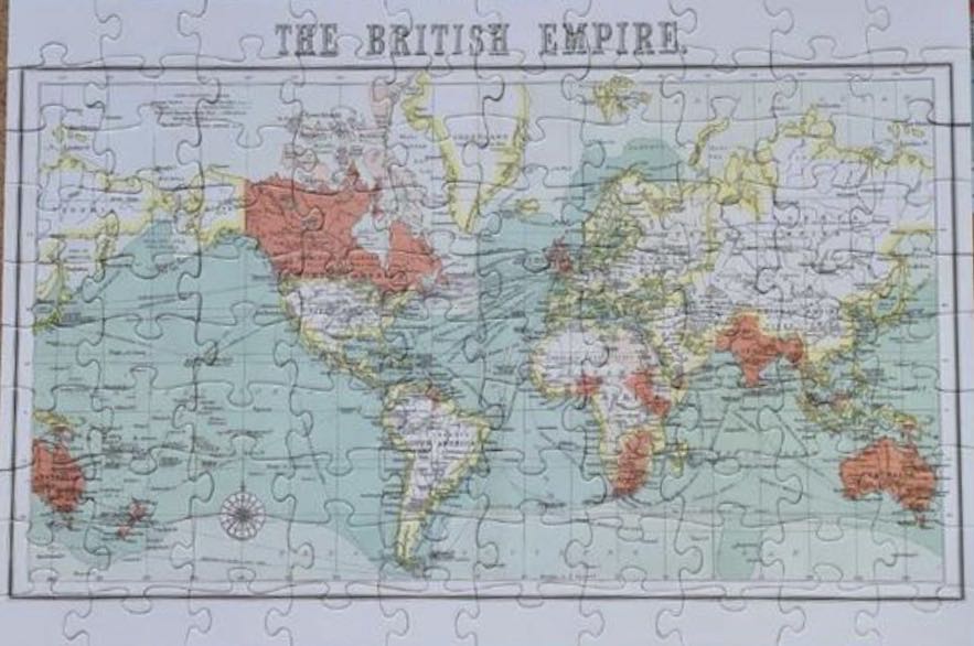 Vintage Map - Cube Puzzle 🟦 - The Really Tiny Puzzle Company puzzle collectible [Barcode 5051237060164] - Main Image 4