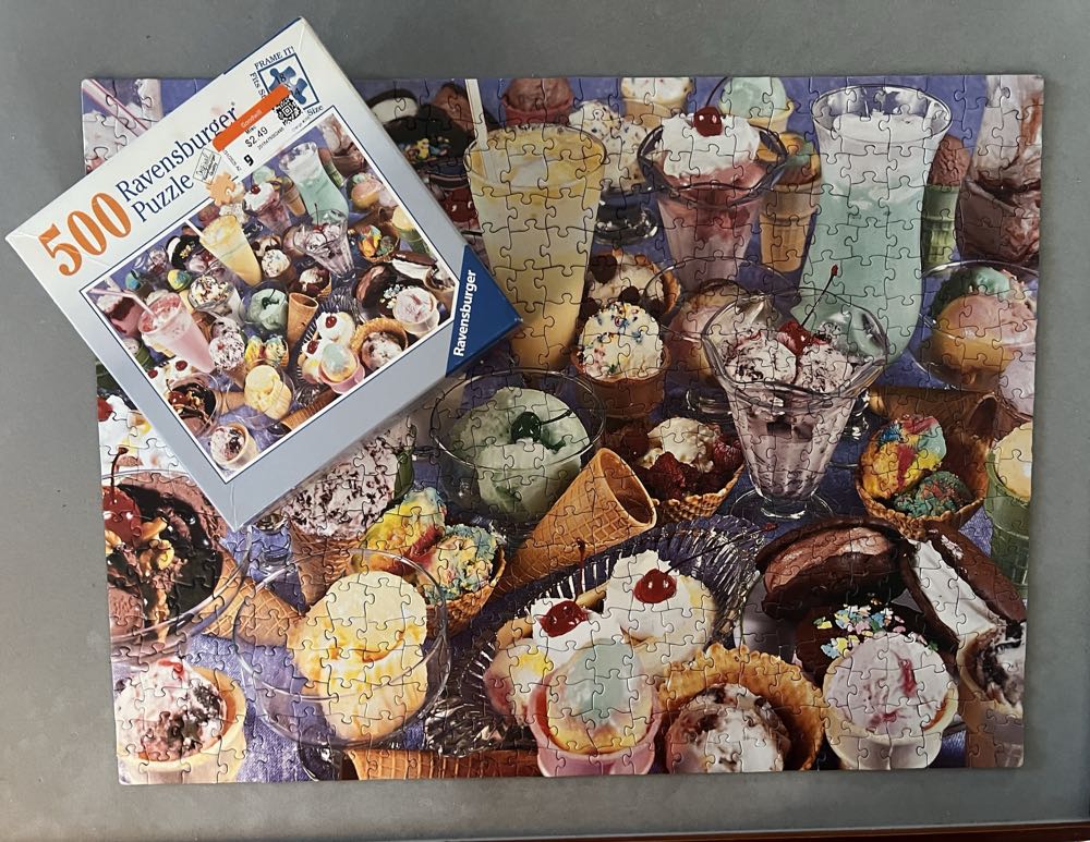 DONE: I Love Ice Cream! - Ravensburger puzzle collectible [Barcode 666273809193] - Main Image 3