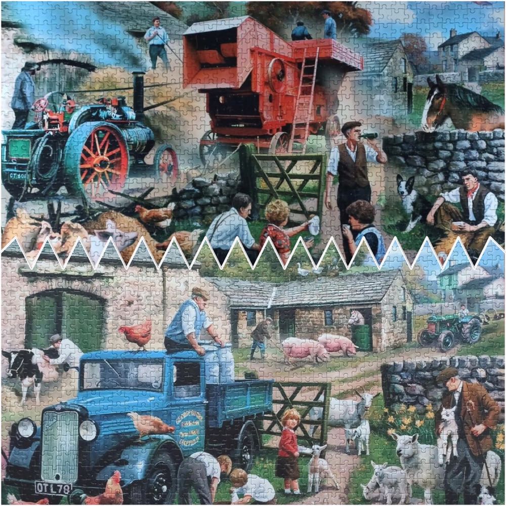 Never A Dull Moment Autumn And Spring - Gibsons puzzle collectible [Barcode 5012269009088] - Main Image 3