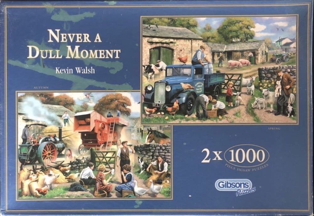 Never A Dull Moment Autumn And Spring - Gibsons puzzle collectible [Barcode 5012269009088] - Main Image 4