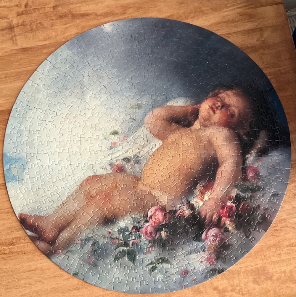 Sleeping Angel - F. X. Schmid puzzle collectible [Barcode 099252800025] - Main Image 2