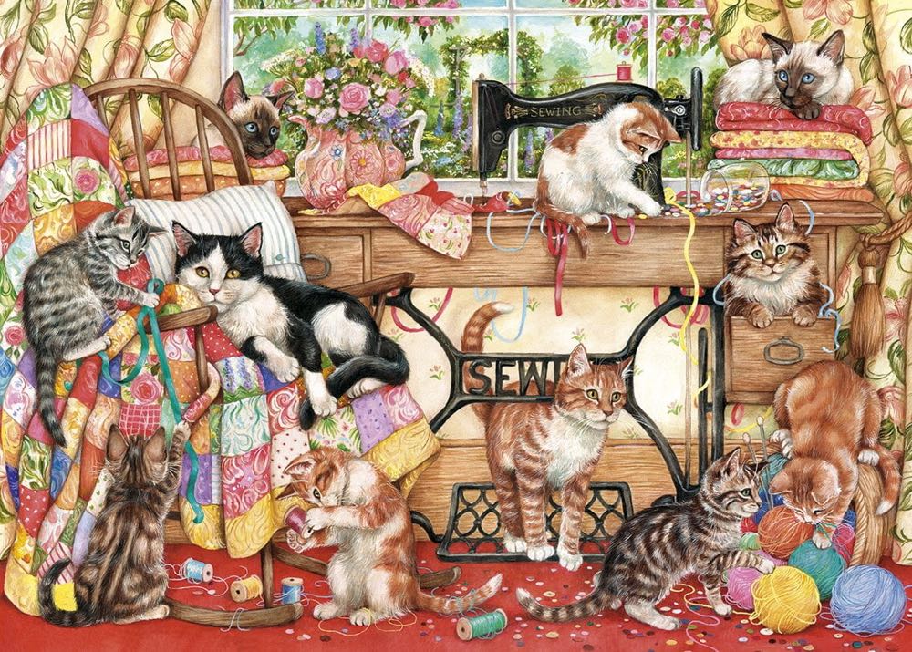 A Lost Stitch - Gibsons puzzle collectible [Barcode 5012269061086] - Main Image 2