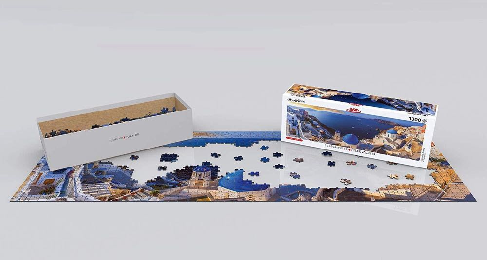 Santorini, Greece Panoramic - Eurographics puzzle collectible [Barcode 628136653008] - Main Image 2