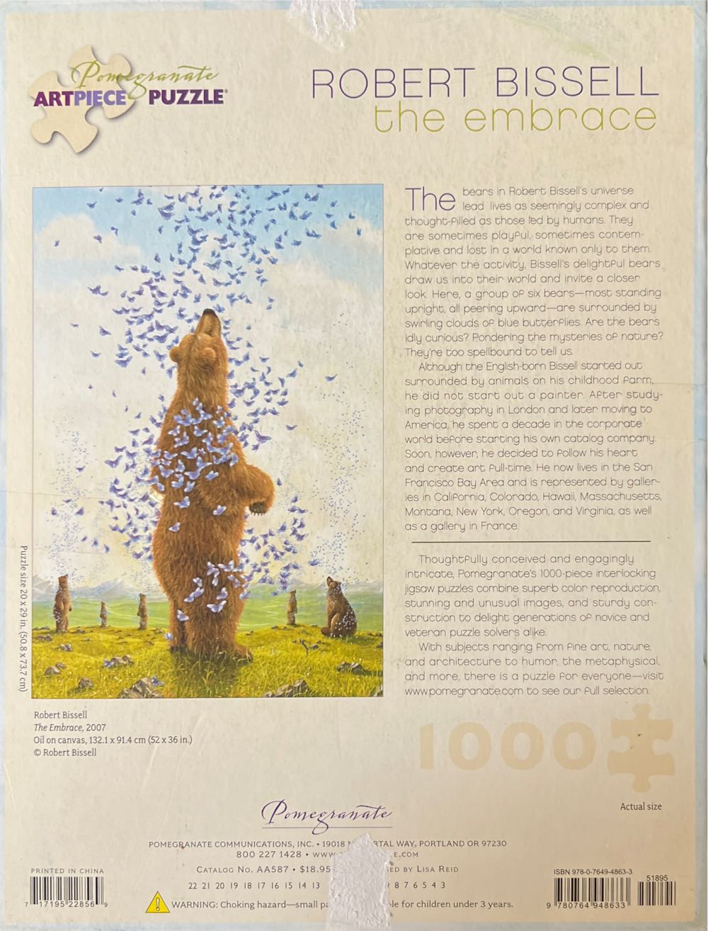 The Embrace - Pomegranate puzzle collectible [Barcode 717195228569] - Main Image 2