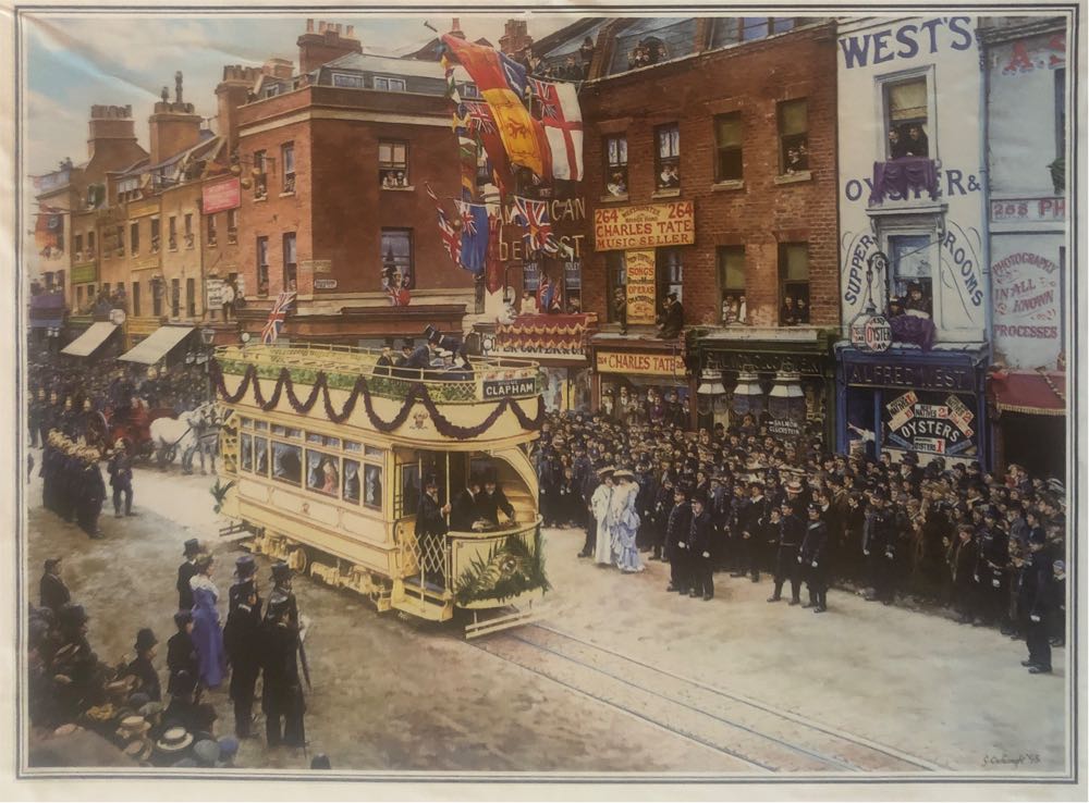 Londons First Electric Tram - Gibsons puzzle collectible [Barcode 5012269005752] - Main Image 3